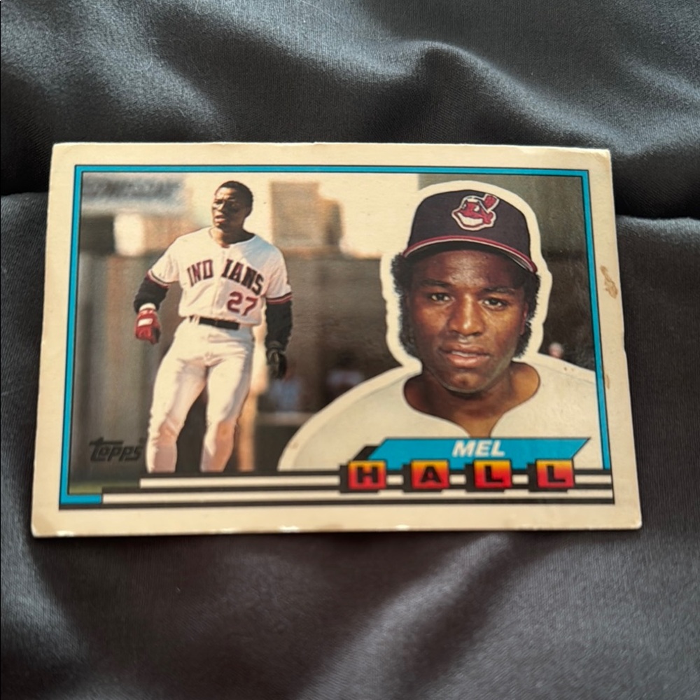 Mel Hall Baseball Card